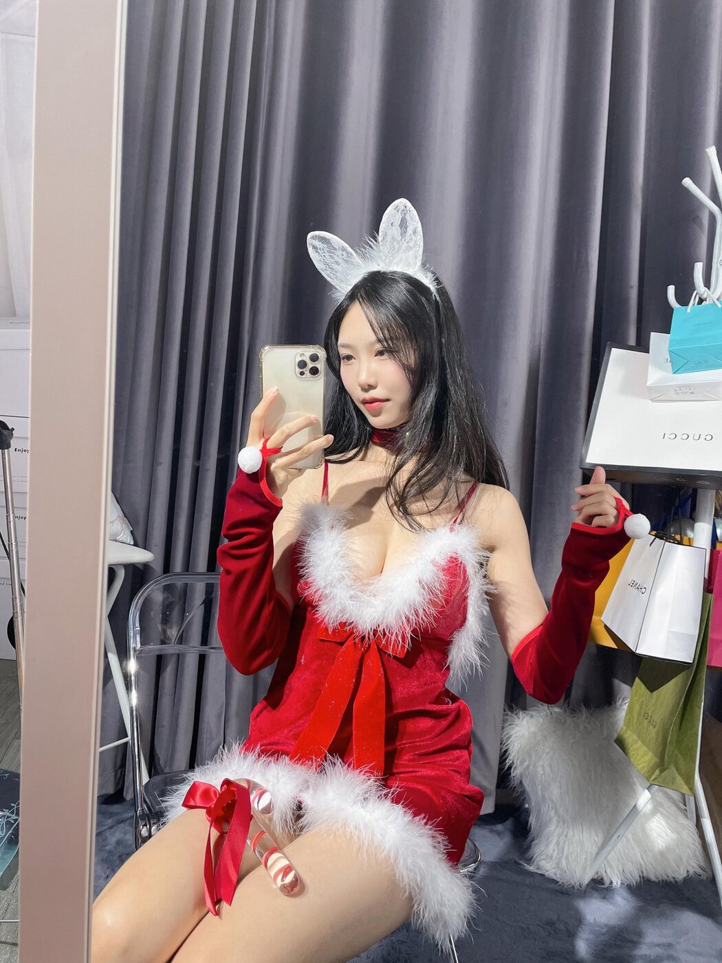 Coser@抖娘-利世 Vol.059 2021圣诞微密圈