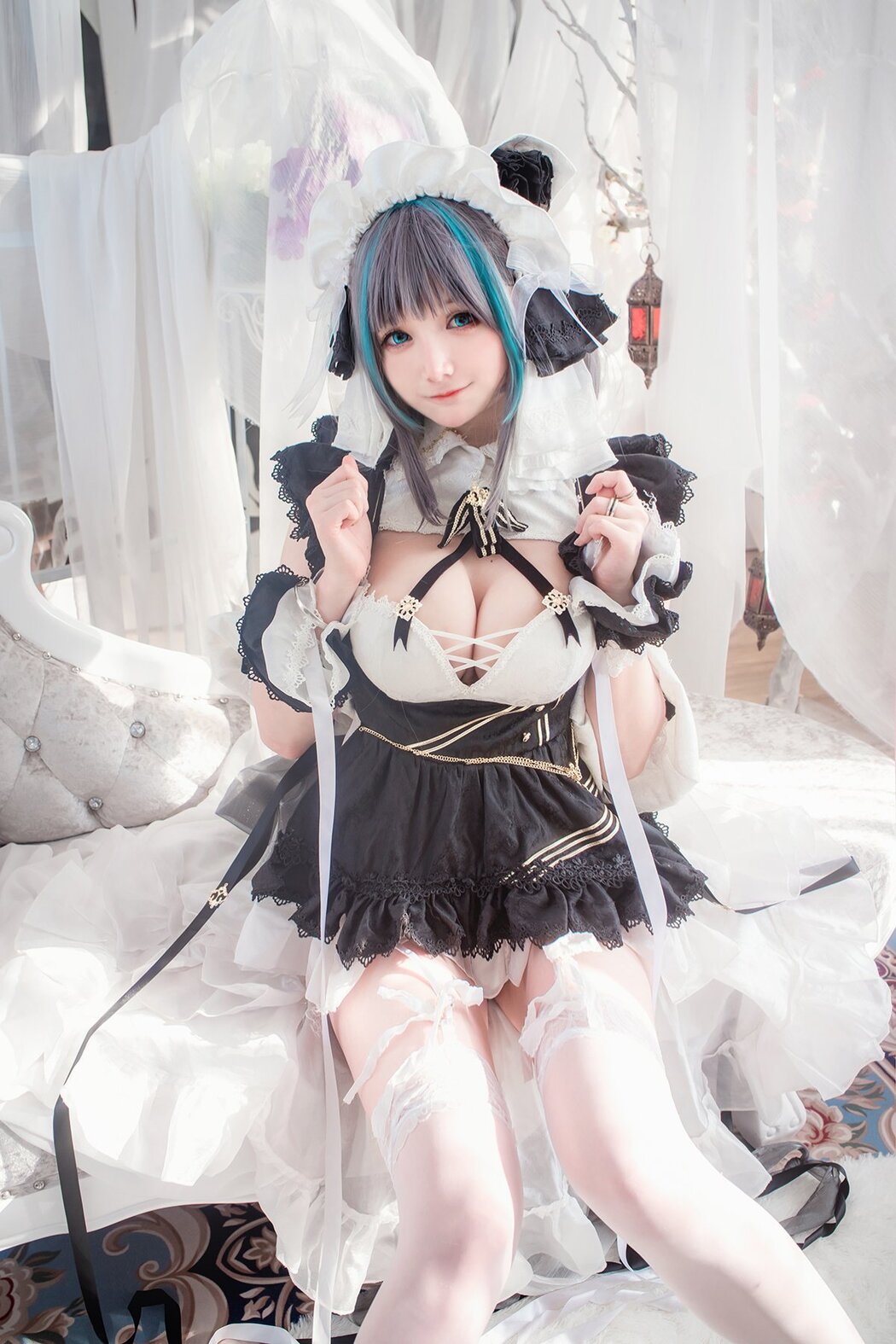 Coser@仙九Airi Vol.017 柴郡女仆 Cover Photo