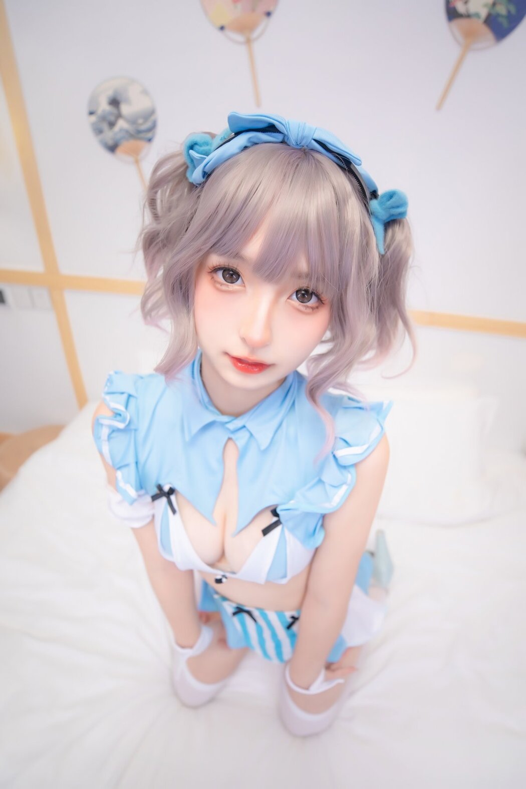 Coser@神楽坂真冬 Vol.077 蓝调女仆