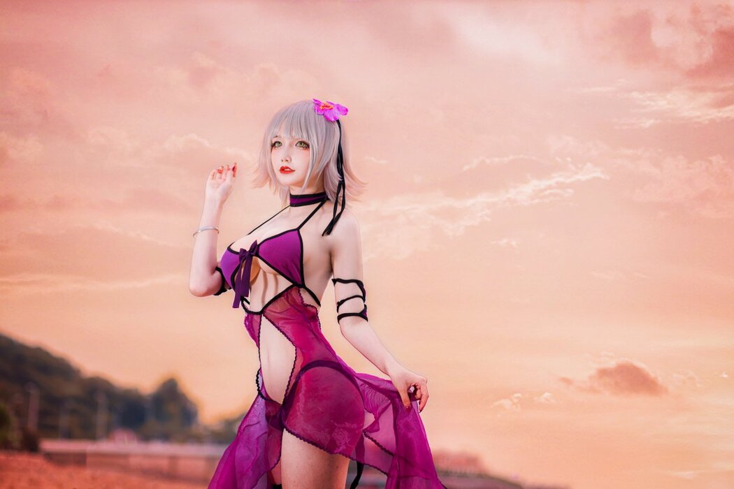 Coser@仙九Airi Vol.006 黑贞水着
