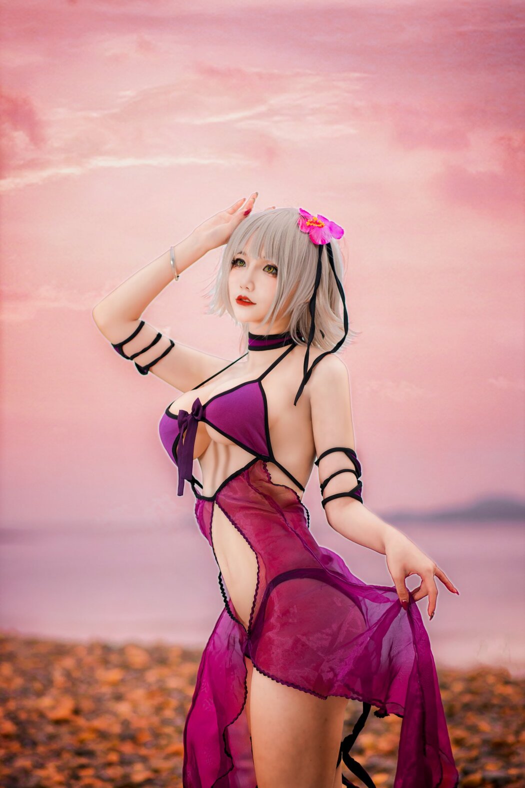 Coser@仙九Airi Vol.006 黑贞水着
