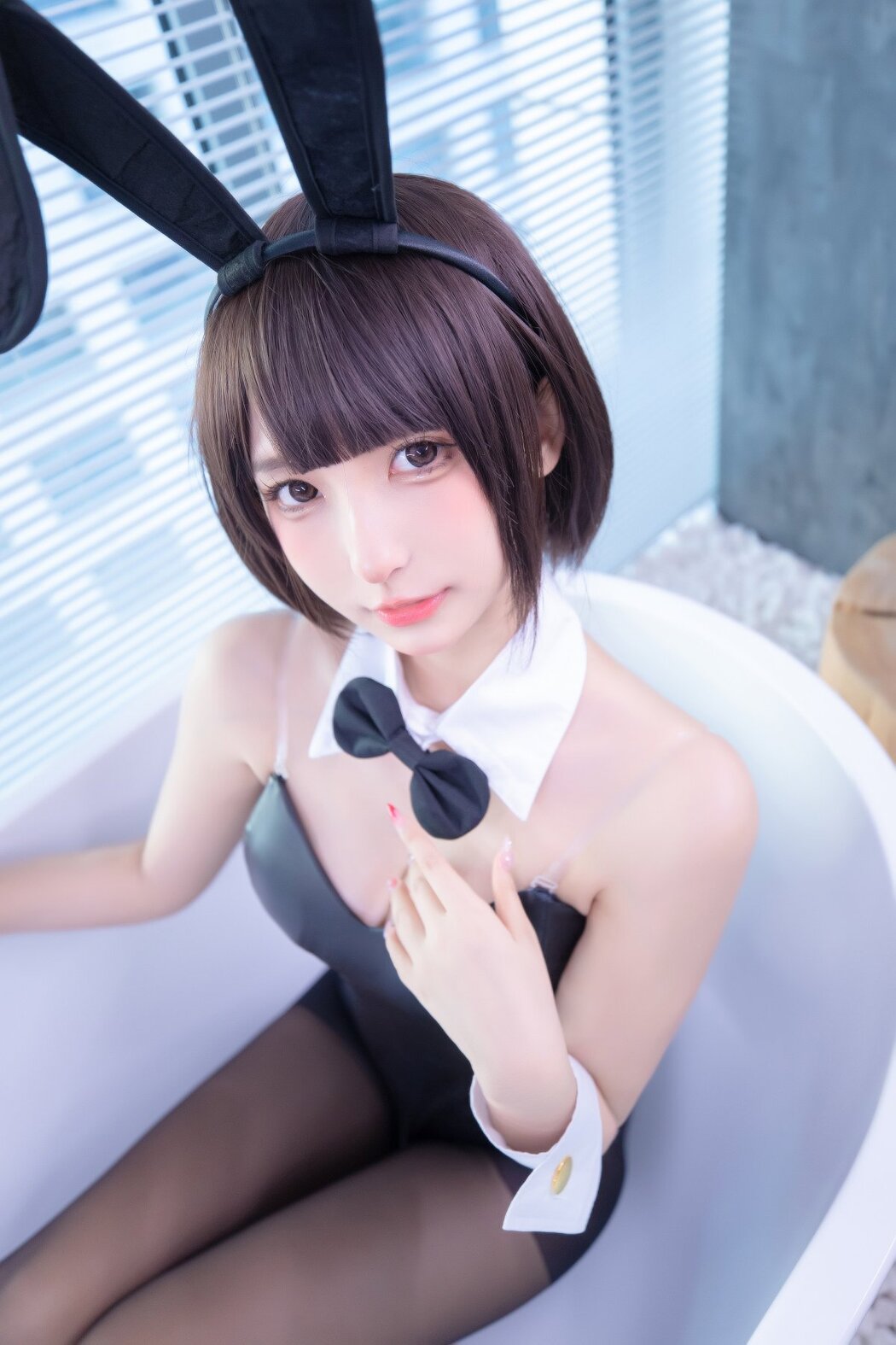 Coser@神楽坂真冬 Vol.077 兔女郎与钢管 B