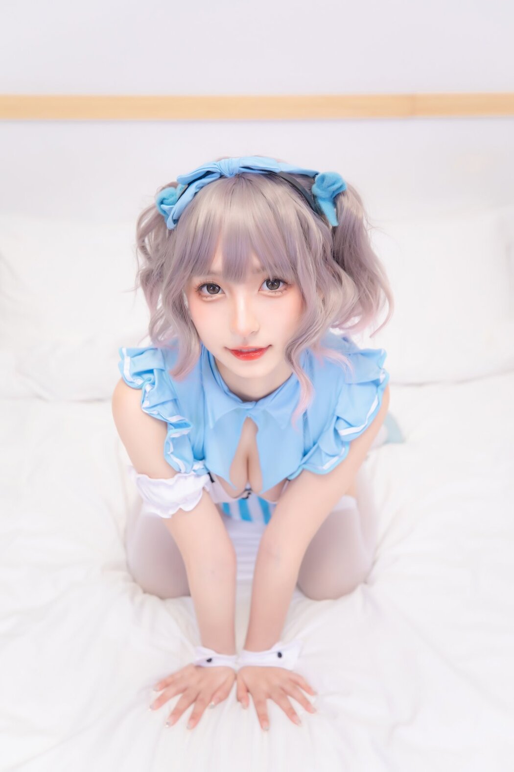 Coser@神楽坂真冬 Vol.077 蓝调女仆