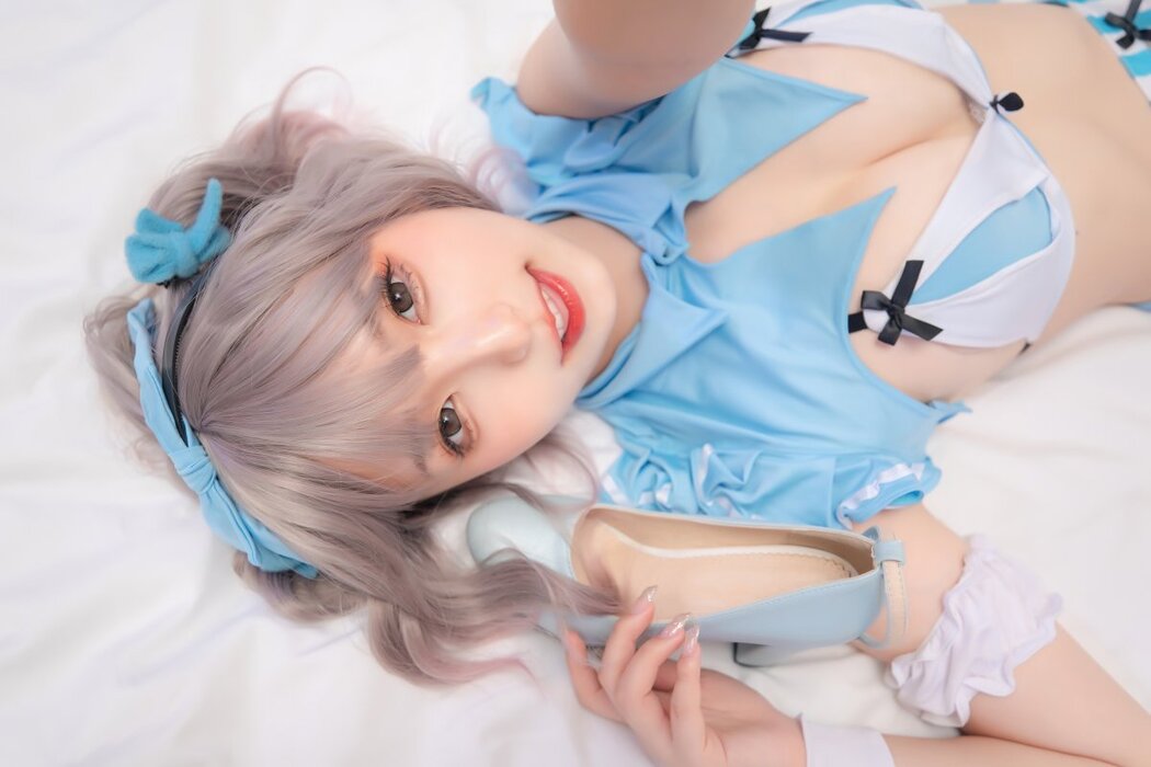 Coser@神楽坂真冬 Vol.077 蓝调女仆