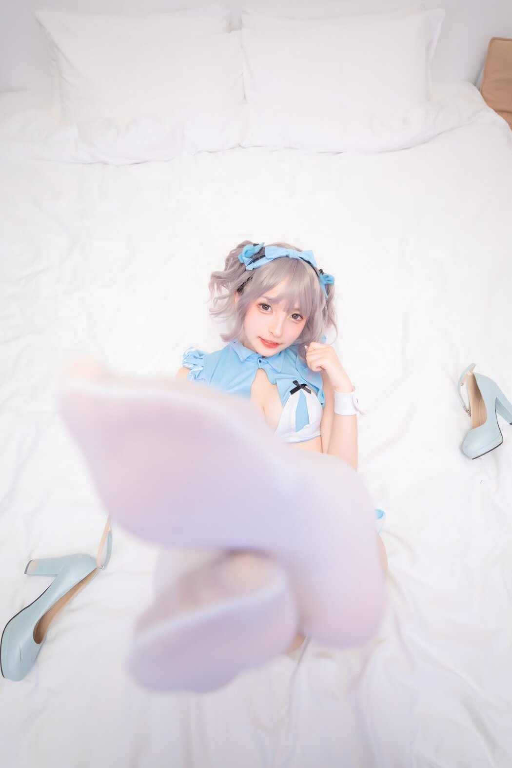 Coser@神楽坂真冬 Vol.077 蓝调女仆
