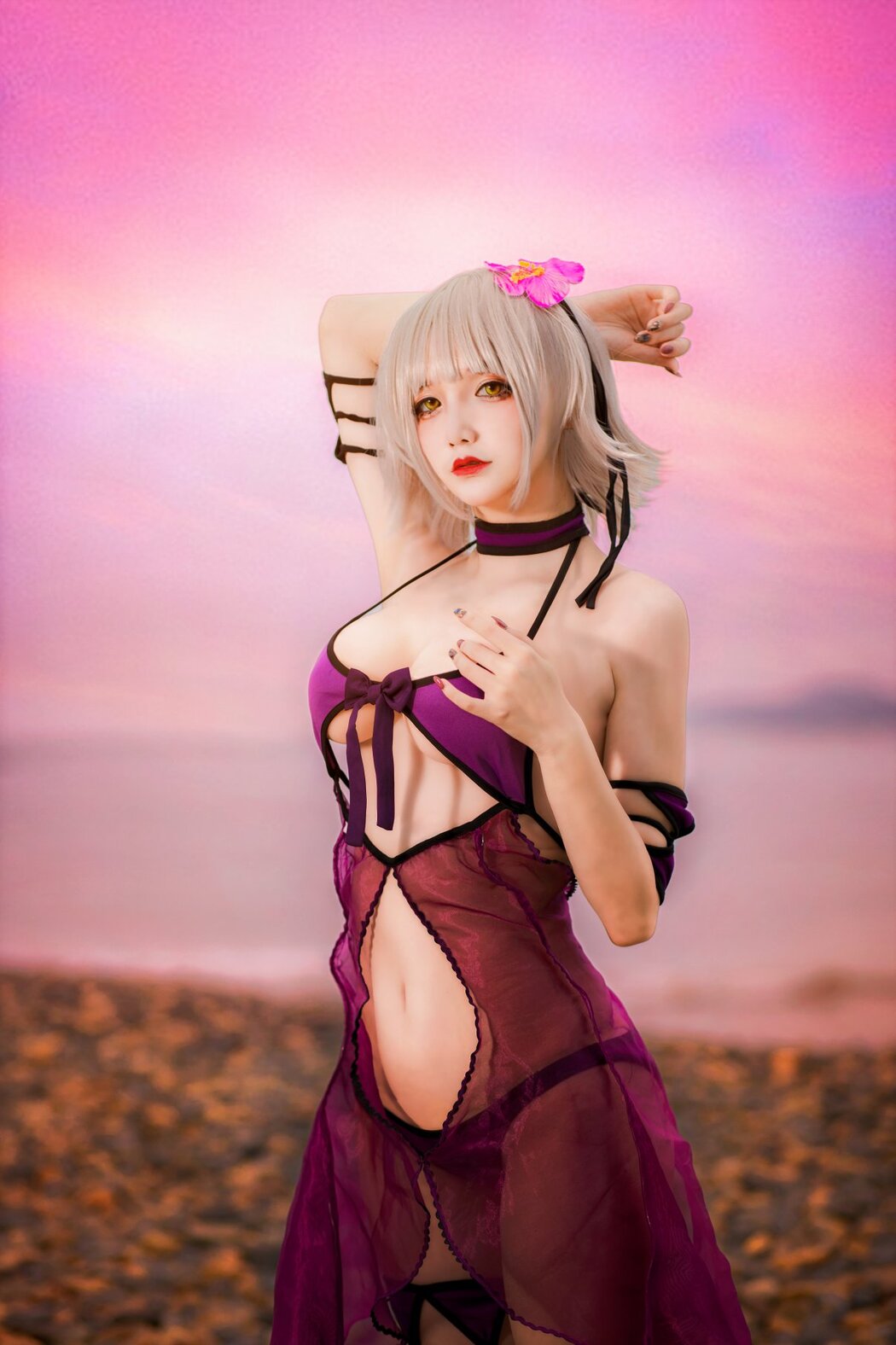 Coser@仙九Airi Vol.006 黑贞水着
