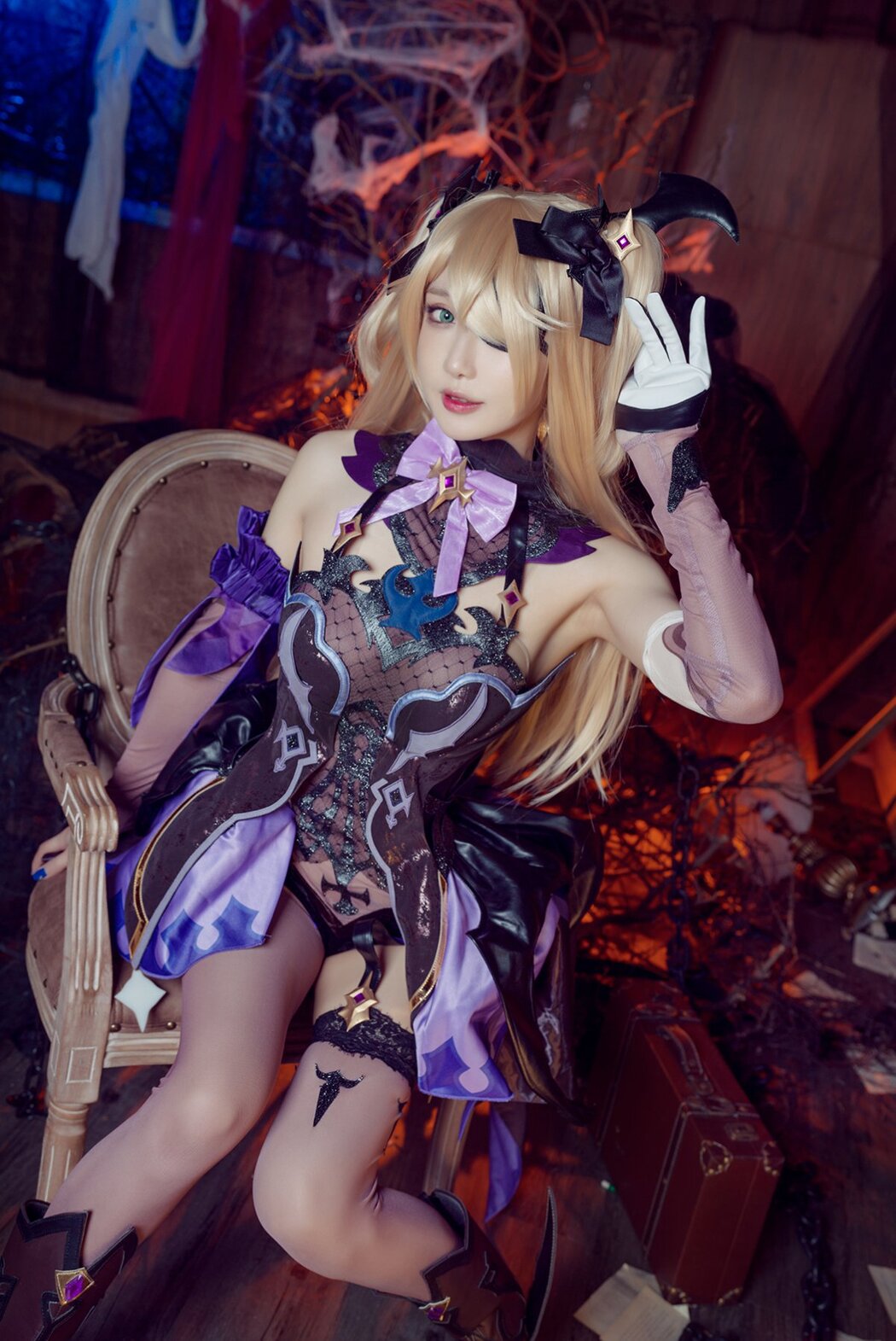 Coser@阿包也是兔娘 Vol.039 原神 中二皇女 Cover Photo