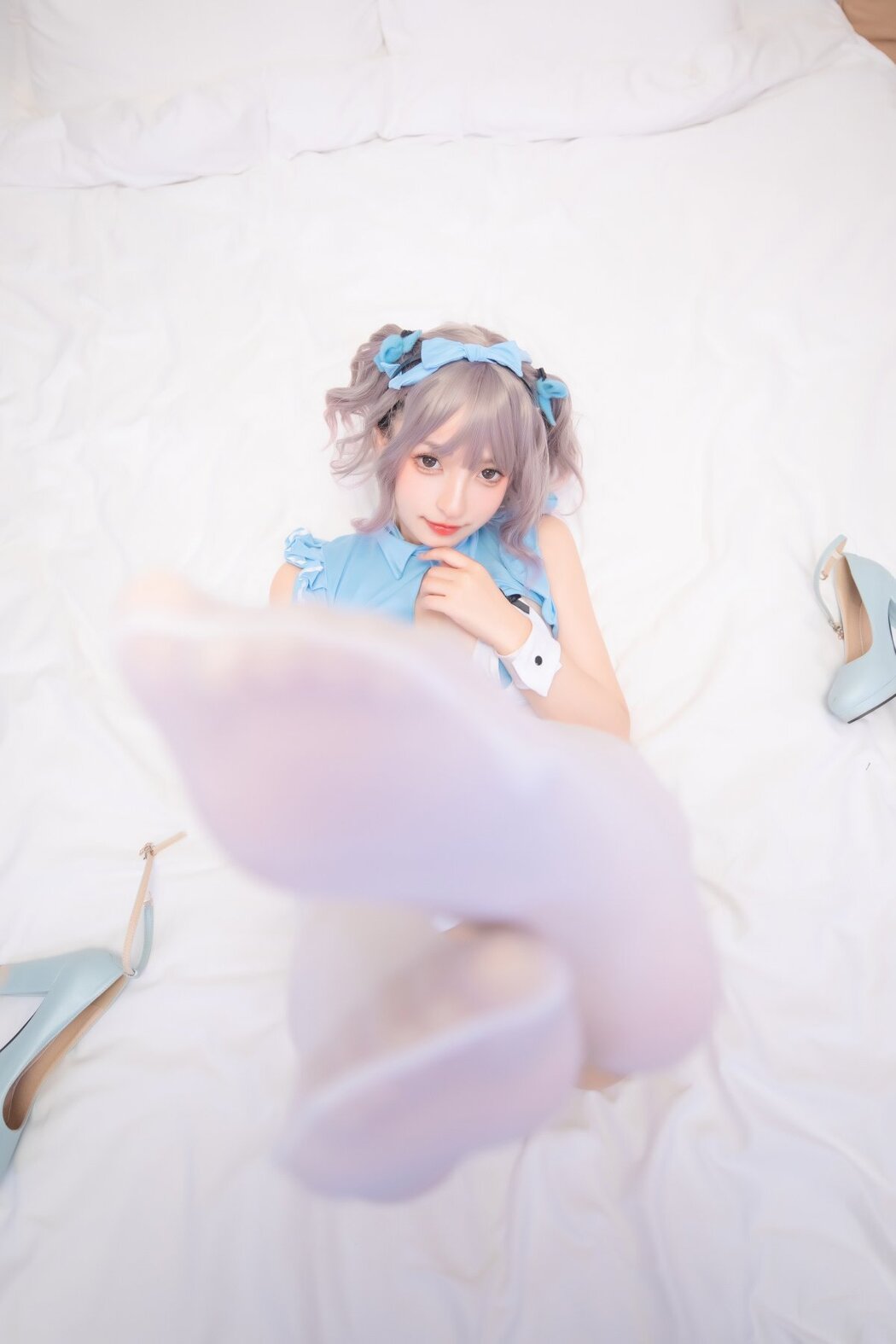 Coser@神楽坂真冬 Vol.077 蓝调女仆