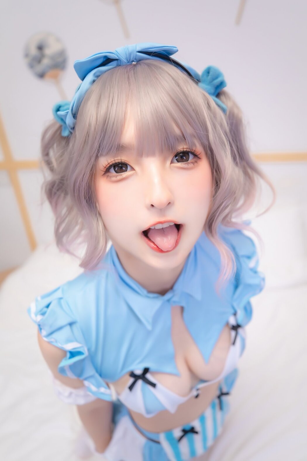 Coser@神楽坂真冬 Vol.077 蓝调女仆