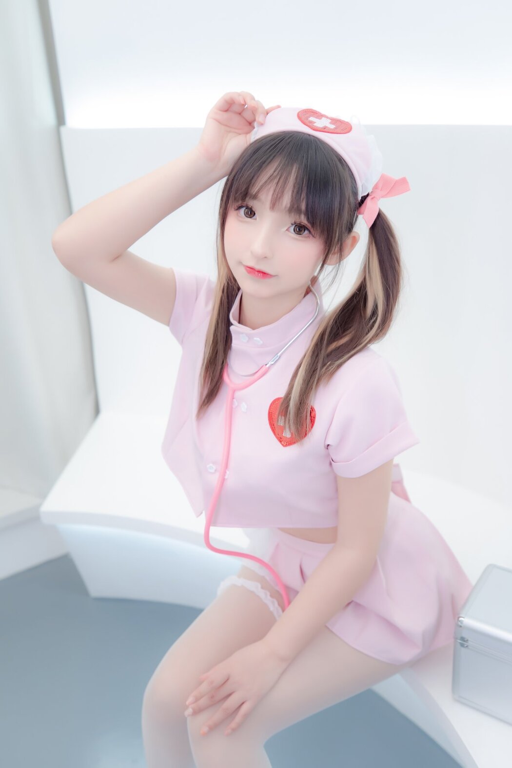 Coser@神楽坂真冬 Vol.072 白丝护士 B