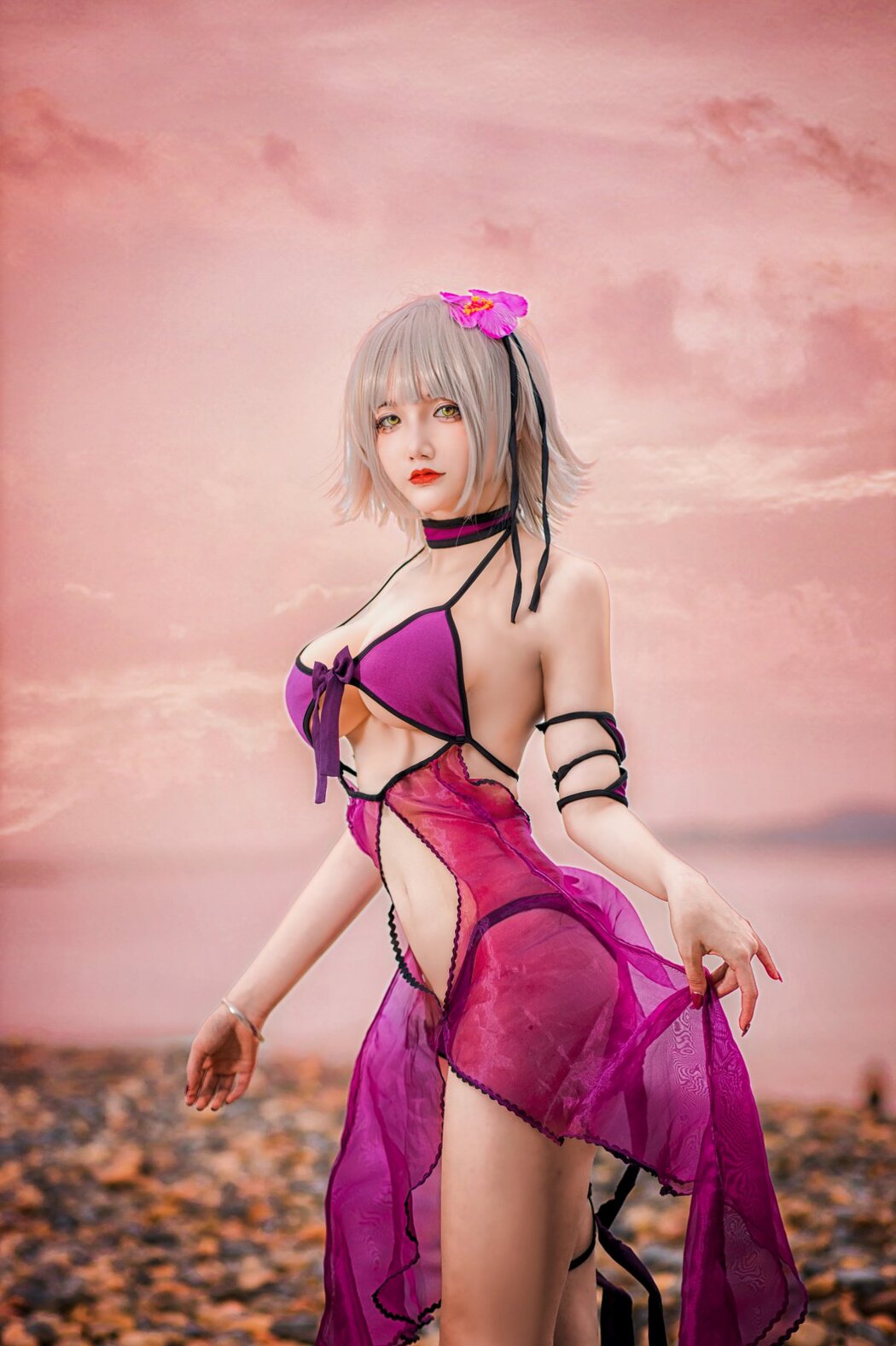 Coser@仙九Airi Vol.006 黑贞水着