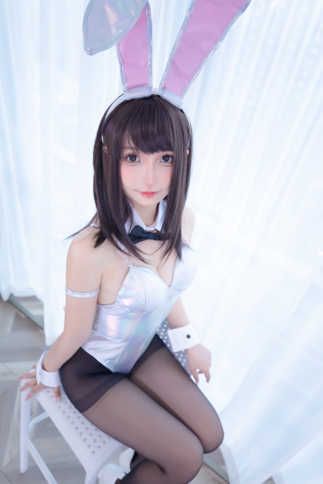 Coser@神楽坂真冬 Vol.077 兔女郎与钢管 A