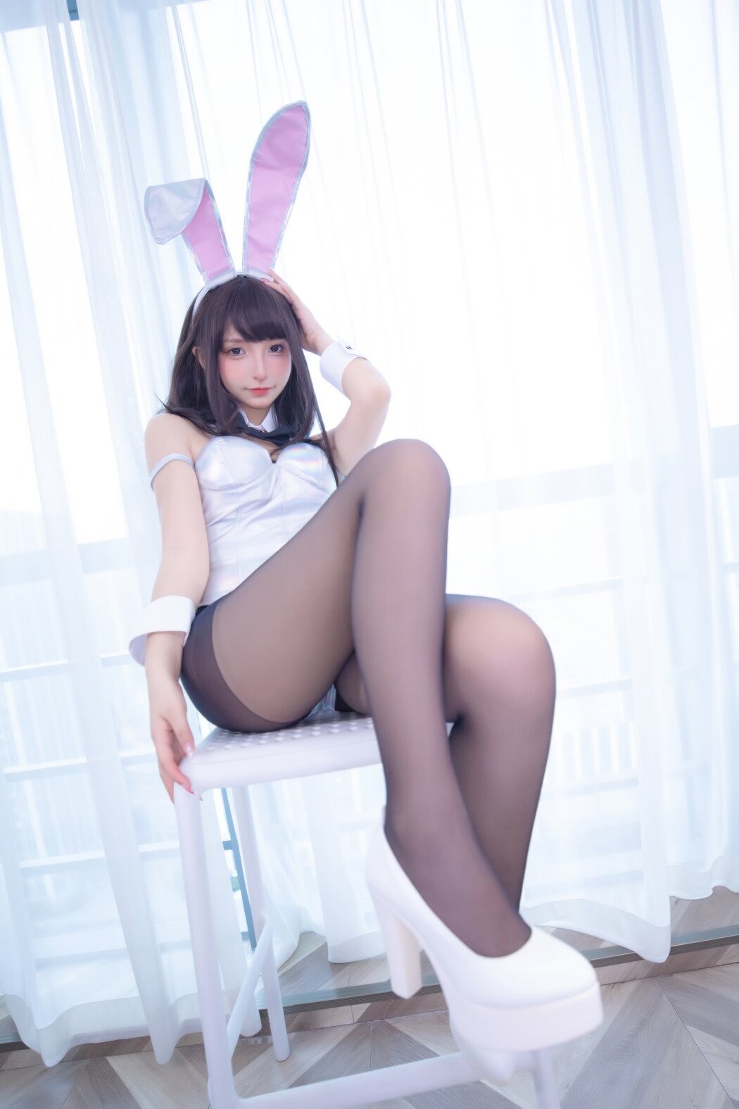 Coser@神楽坂真冬 Vol.077 兔女郎与钢管 A