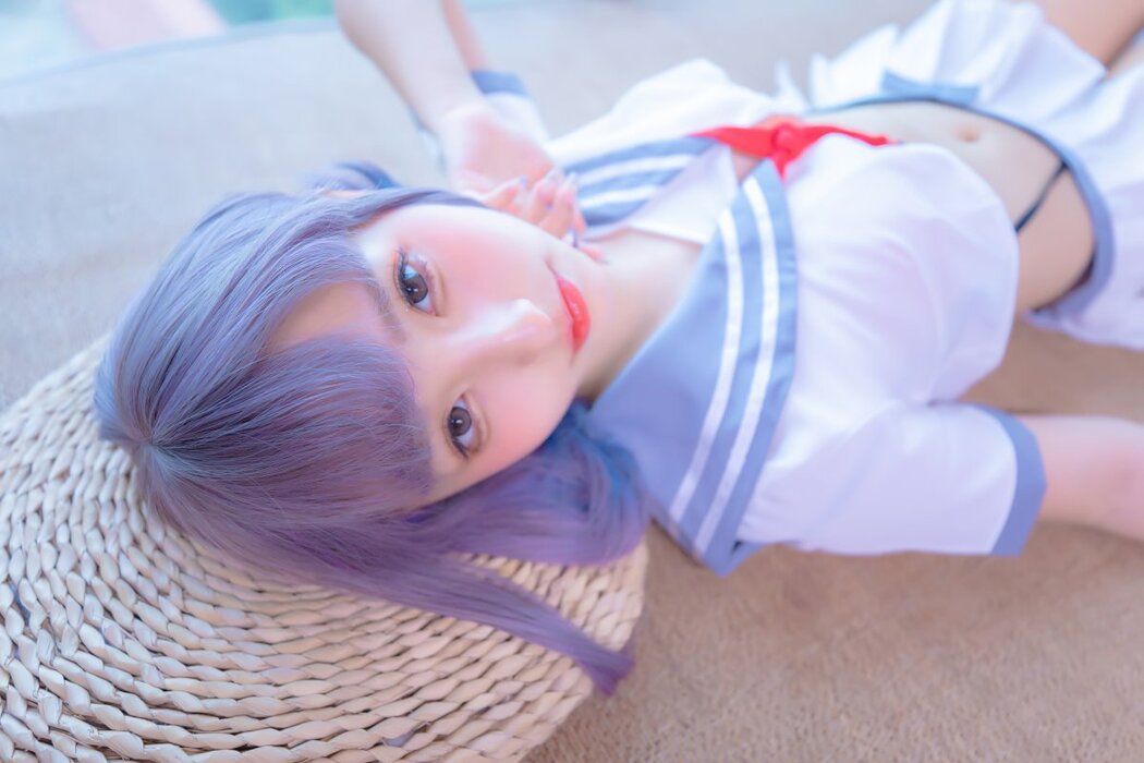 Coser@神楽坂真冬 Vol.080 灰丝吊带JK