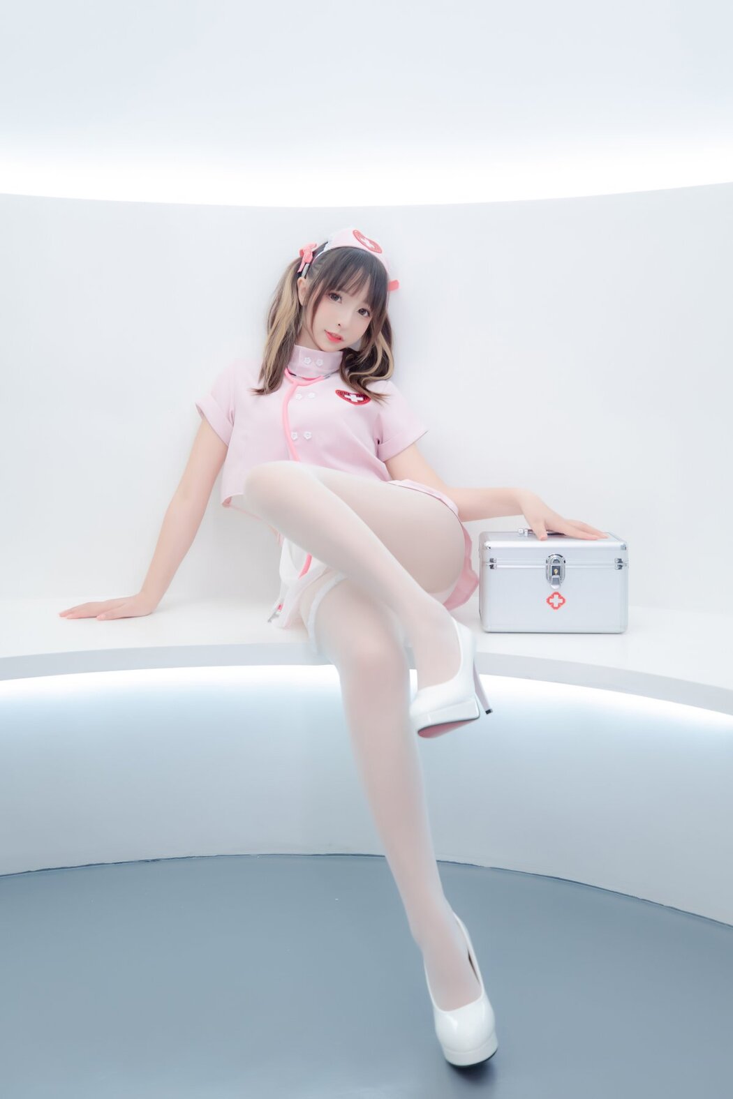 Coser@神楽坂真冬 Vol.072 白丝护士 B