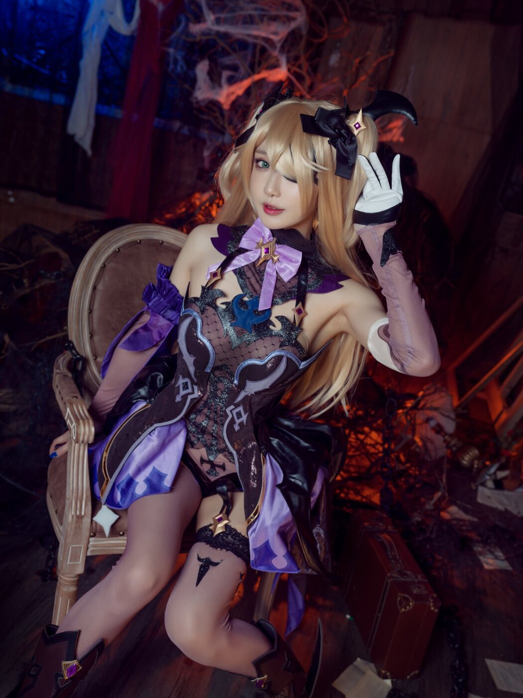 Coser@阿包也是兔娘 Vol.039 原神 中二皇女