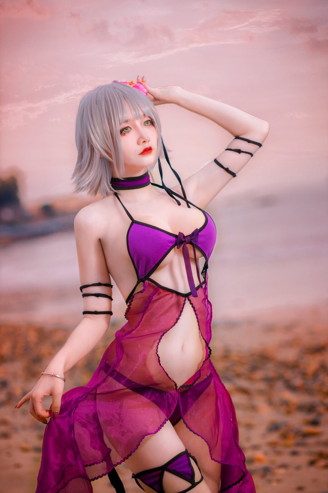 Coser@仙九Airi Vol.006 黑贞水着