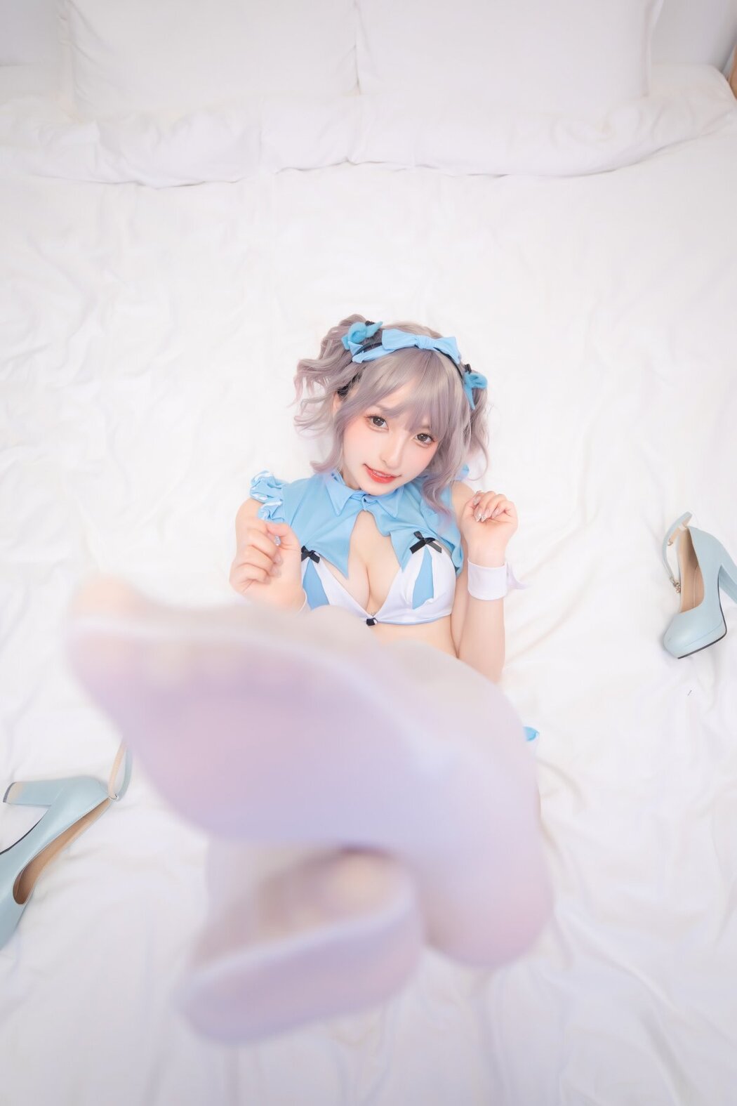 Coser@神楽坂真冬 Vol.077 蓝调女仆
