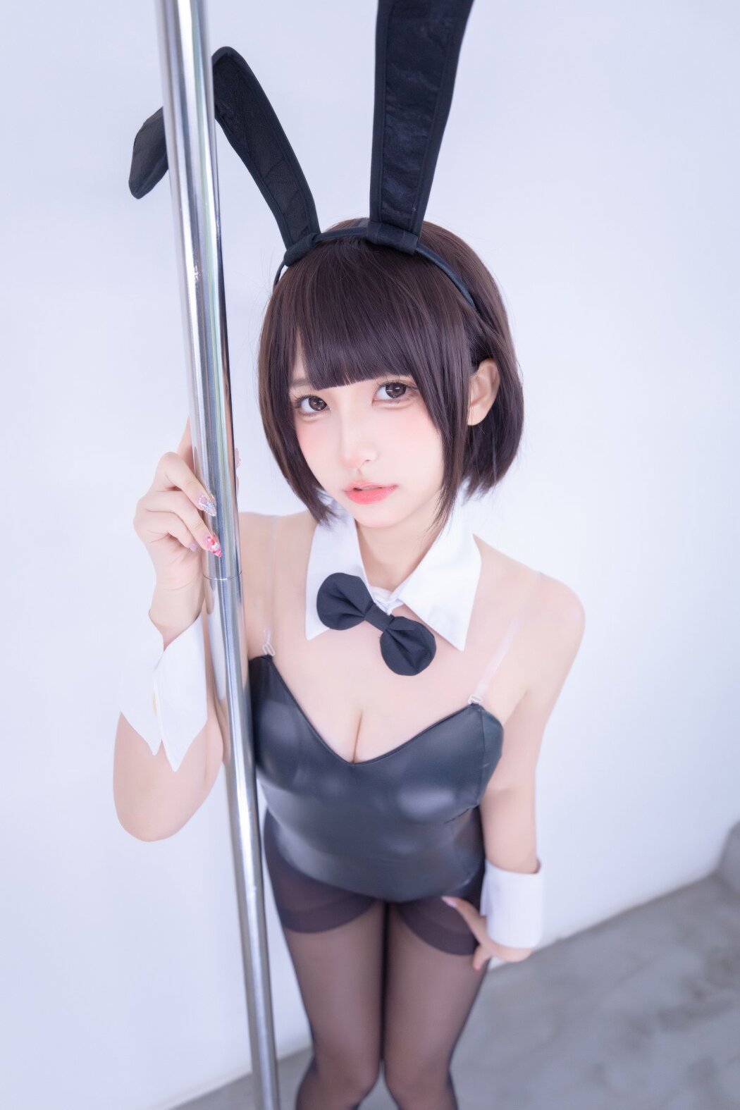 Coser@神楽坂真冬 Vol.077 兔女郎与钢管 A