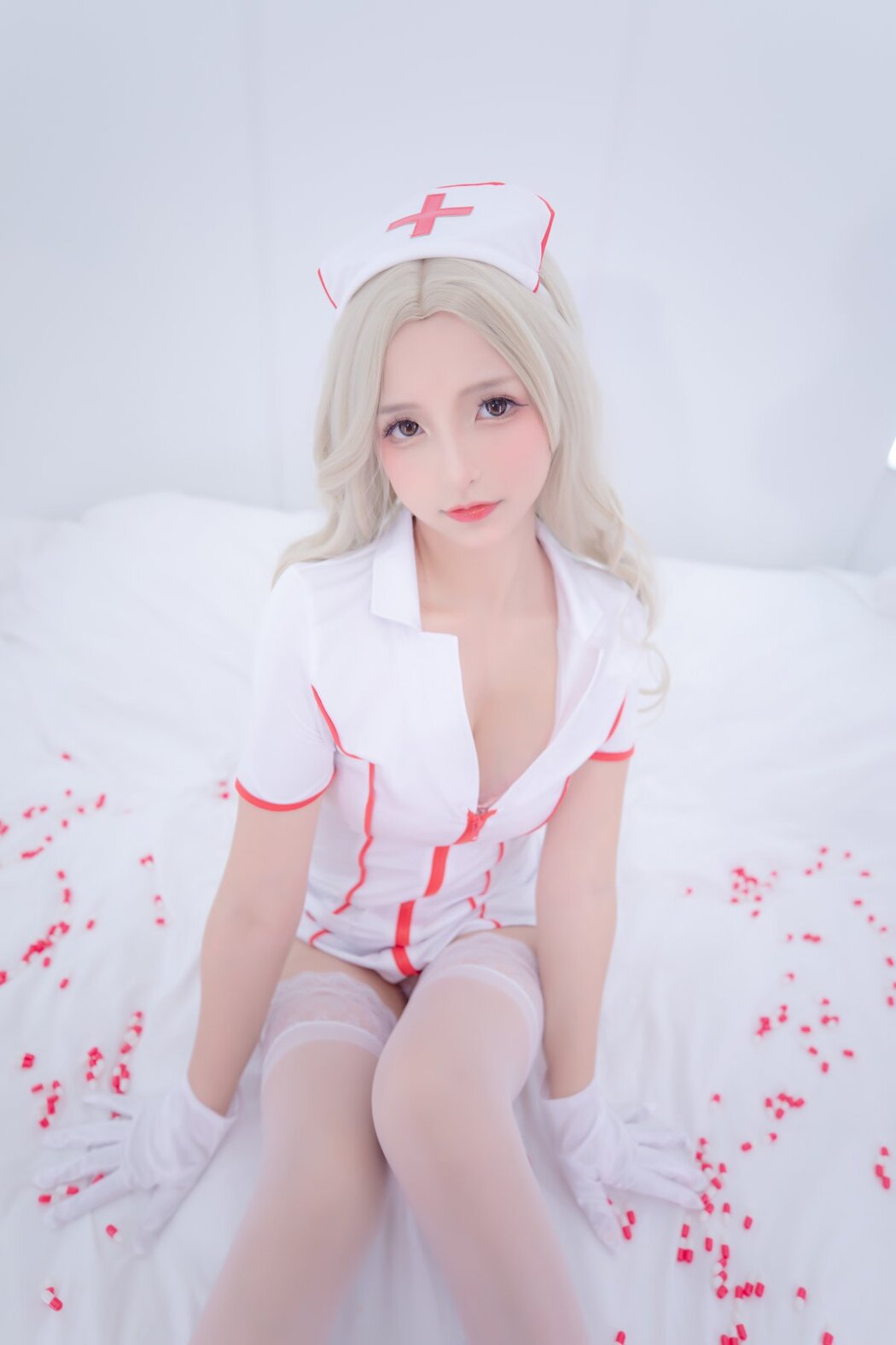 Coser@神楽坂真冬 Vol.072 白丝护士 B