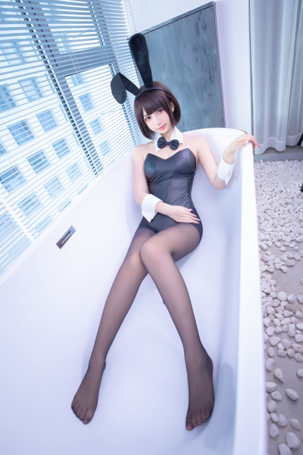Coser@神楽坂真冬 Vol.077 兔女郎与钢管 B