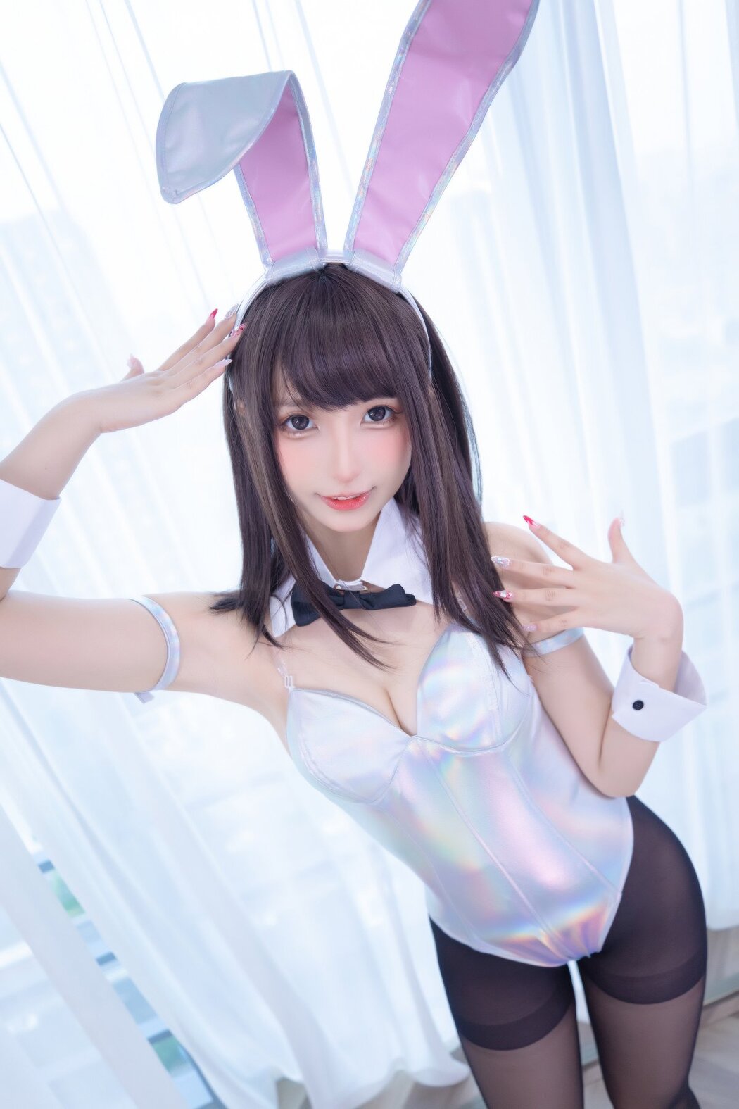 Coser@神楽坂真冬 Vol.077 兔女郎与钢管 A