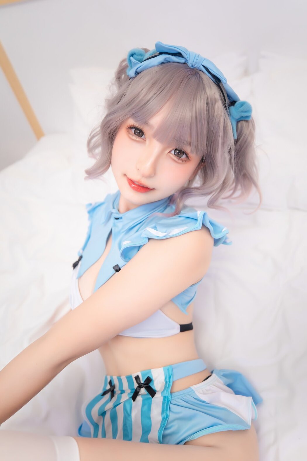 Coser@神楽坂真冬 Vol.077 蓝调女仆