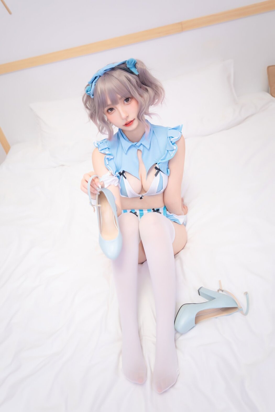 Coser@神楽坂真冬 Vol.077 蓝调女仆
