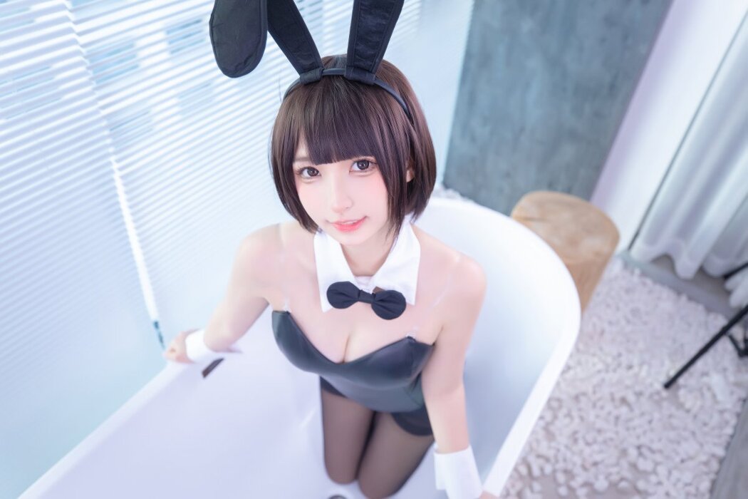 Coser@神楽坂真冬 Vol.077 兔女郎与钢管 A