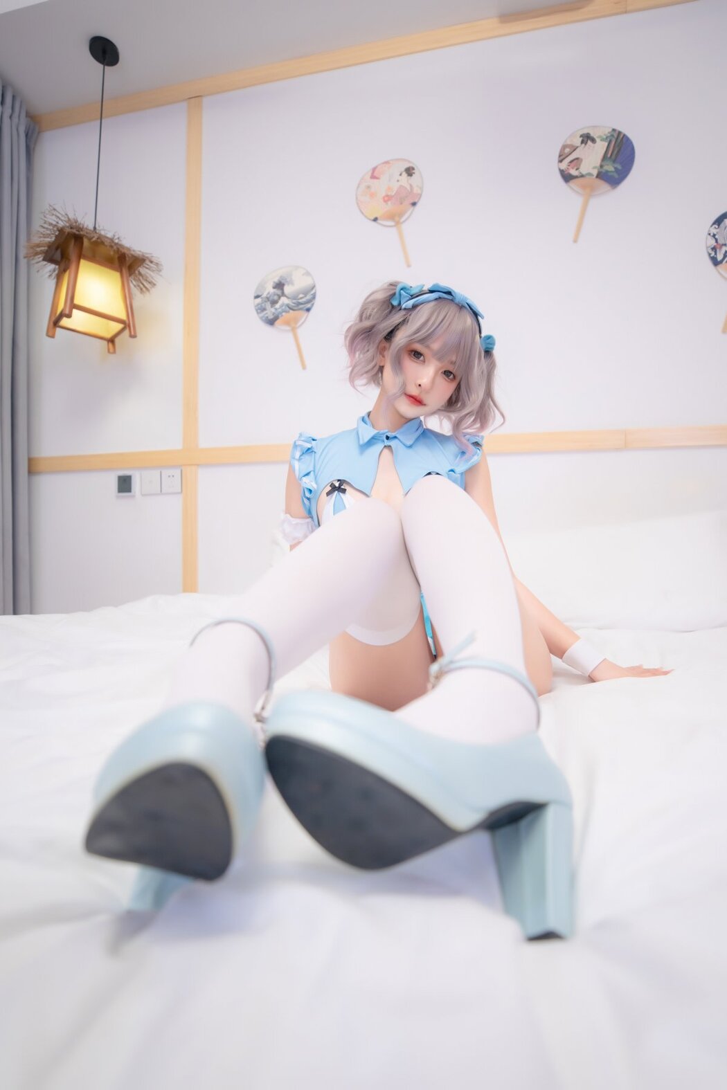 Coser@神楽坂真冬 Vol.077 蓝调女仆