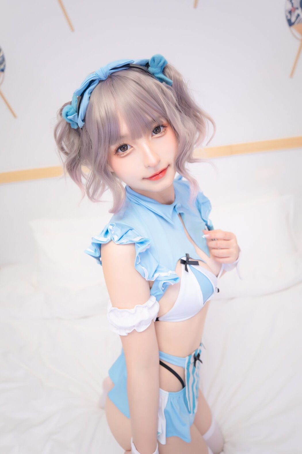 Coser@神楽坂真冬 Vol.077 蓝调女仆