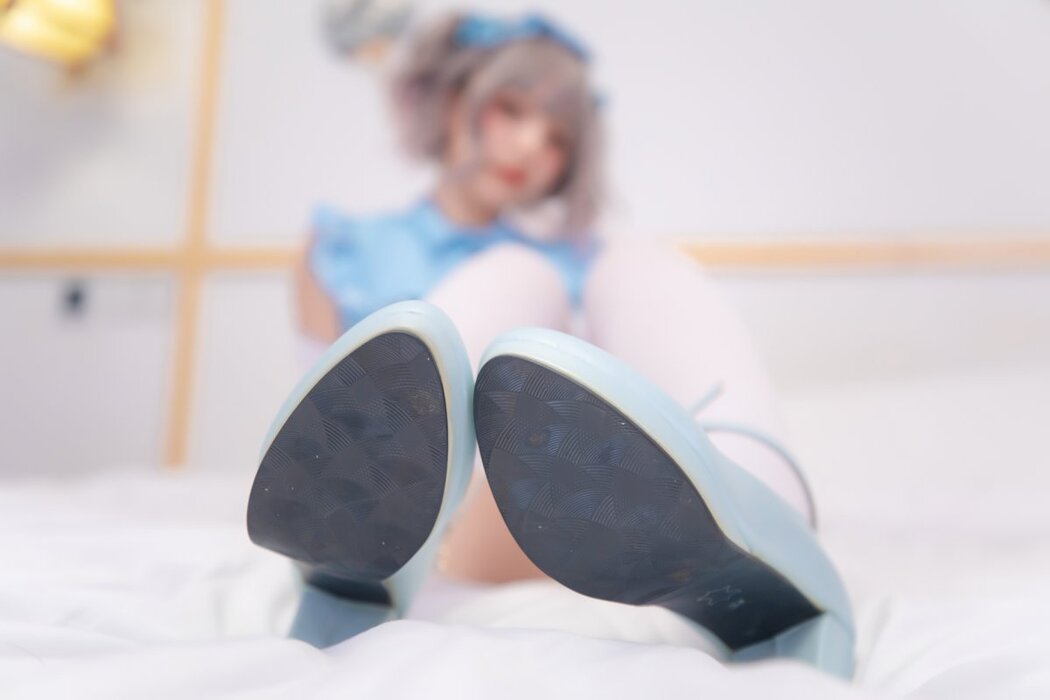 Coser@神楽坂真冬 Vol.077 蓝调女仆