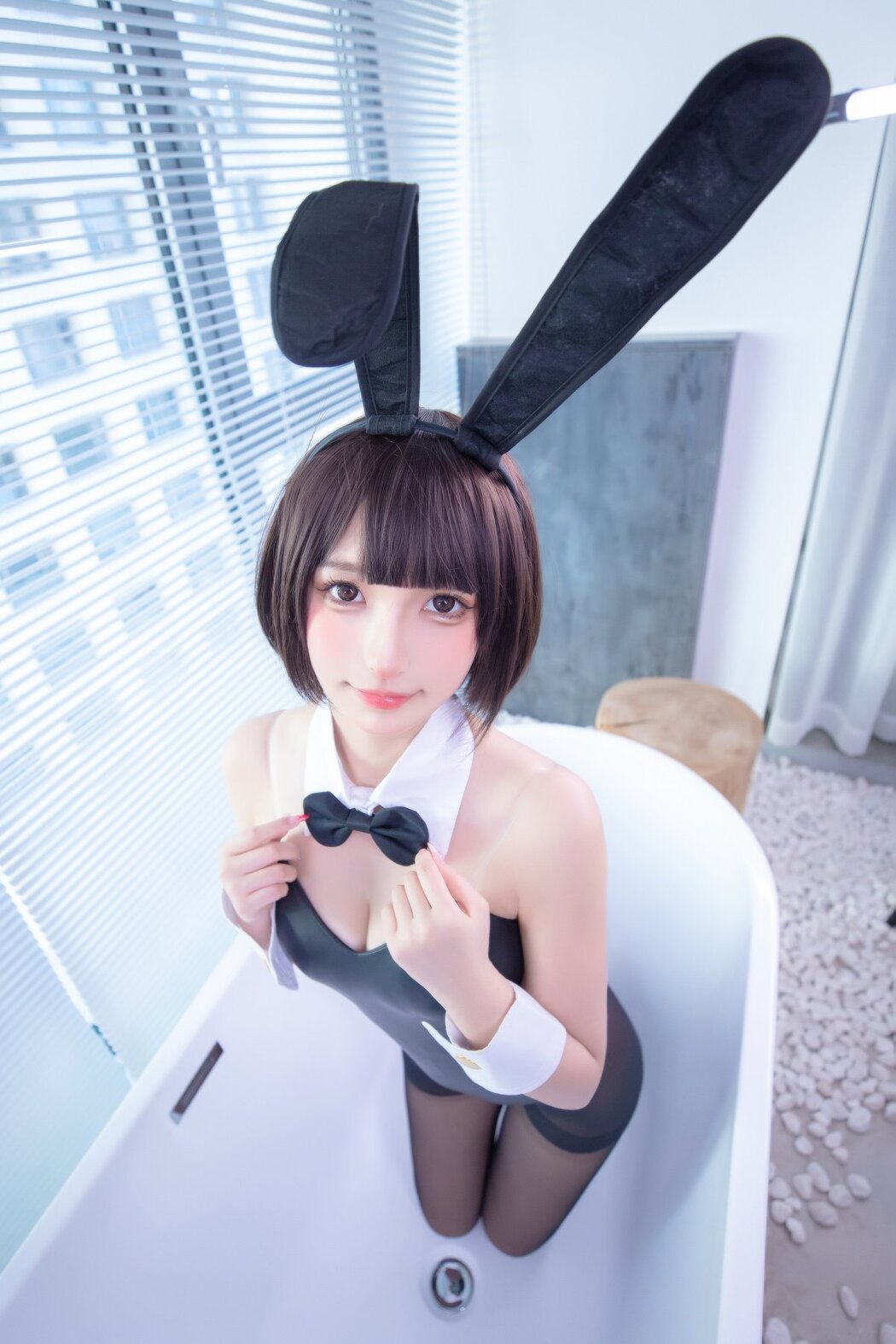 Coser@神楽坂真冬 Vol.077 兔女郎与钢管 B