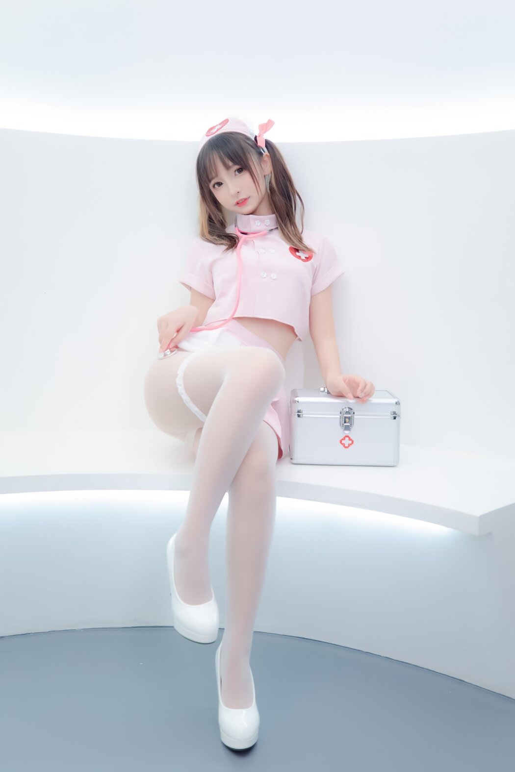 Coser@神楽坂真冬 Vol.072 白丝护士 B