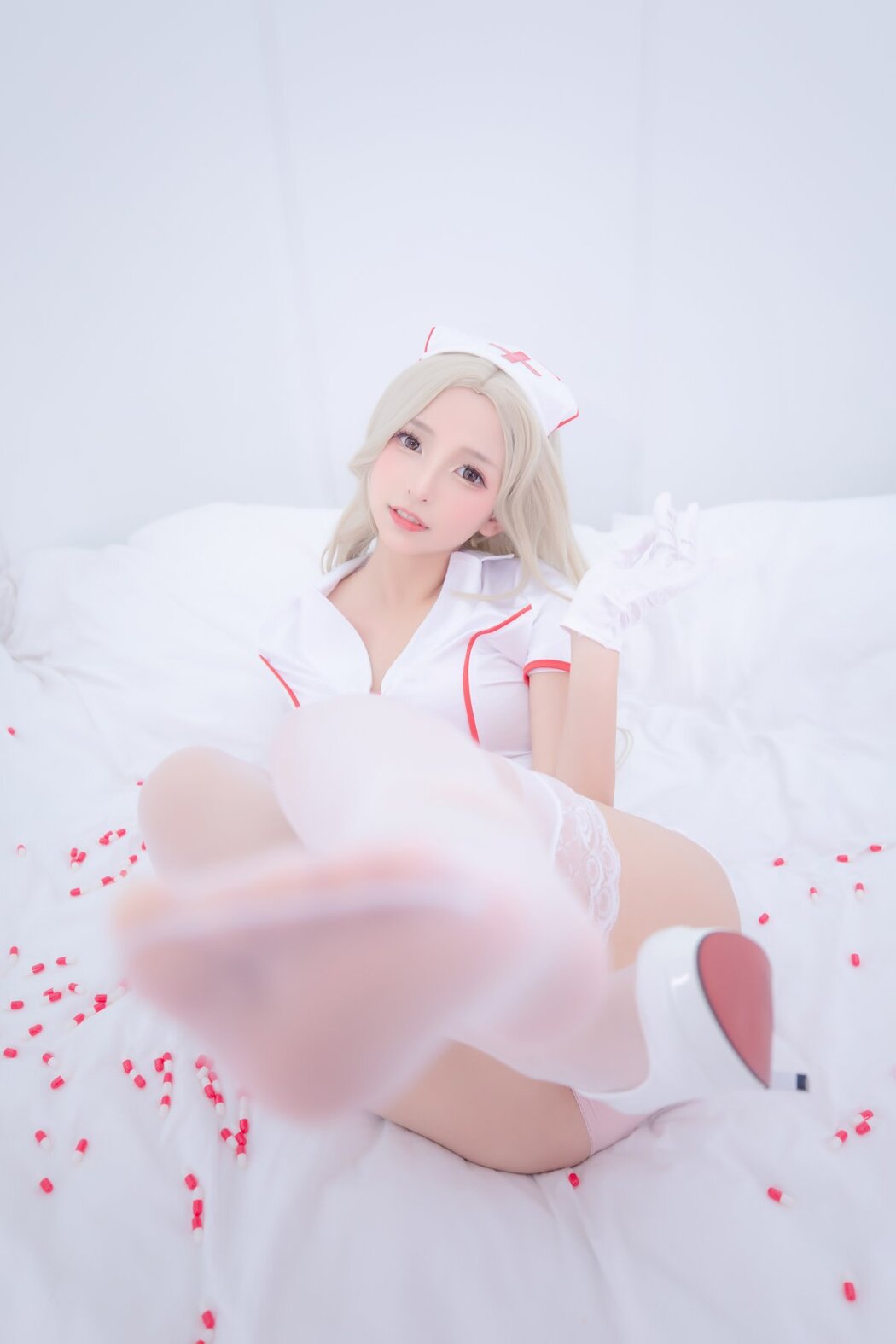 Coser@神楽坂真冬 Vol.072 白丝护士 A