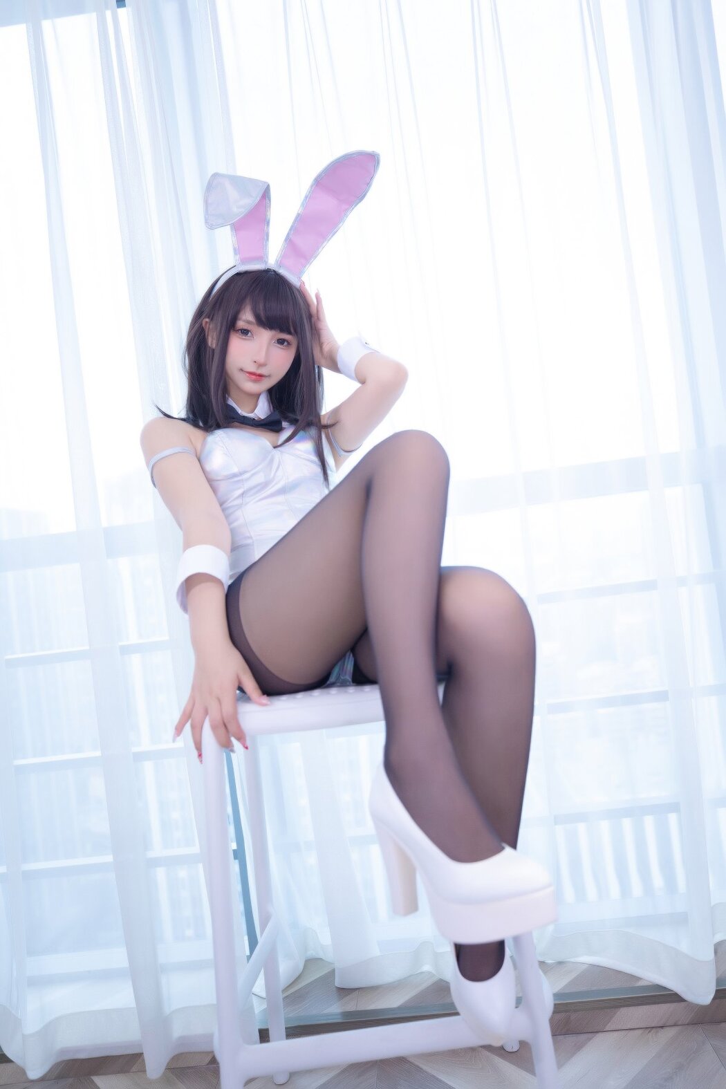 Coser@神楽坂真冬 Vol.077 兔女郎与钢管 A