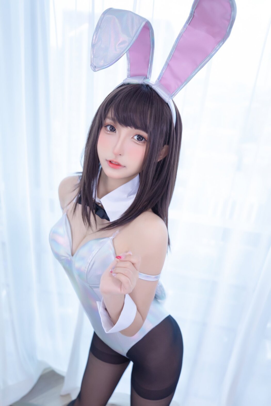 Coser@神楽坂真冬 Vol.077 兔女郎与钢管 A