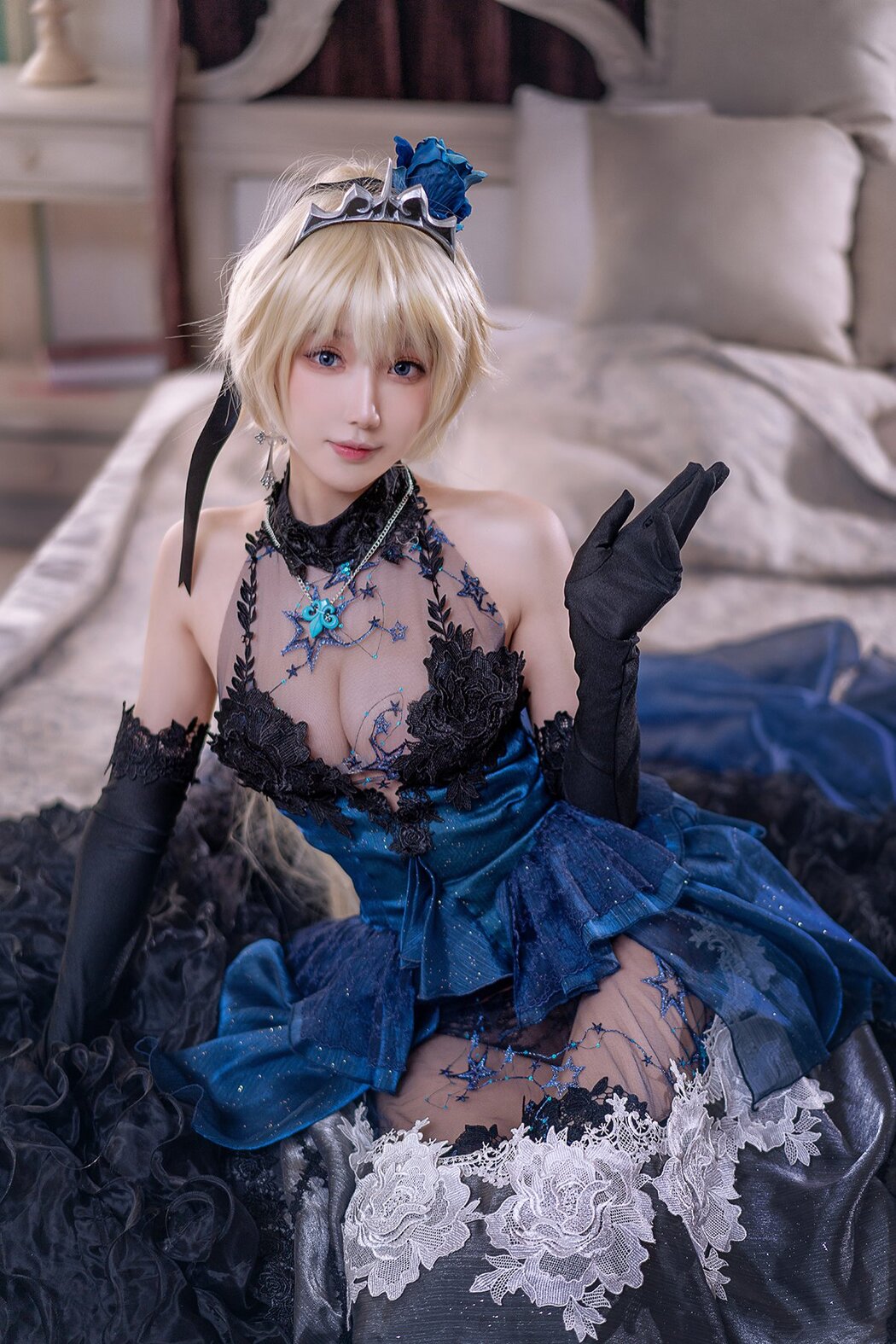 Coser@阿包也是兔娘 Vol.031 贞德婚纱 Cover Photo