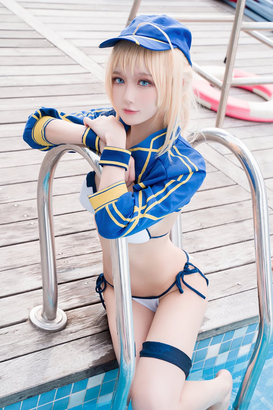 Coser@阿包也是兔娘 Vol.024 谜之女主角X毛水着