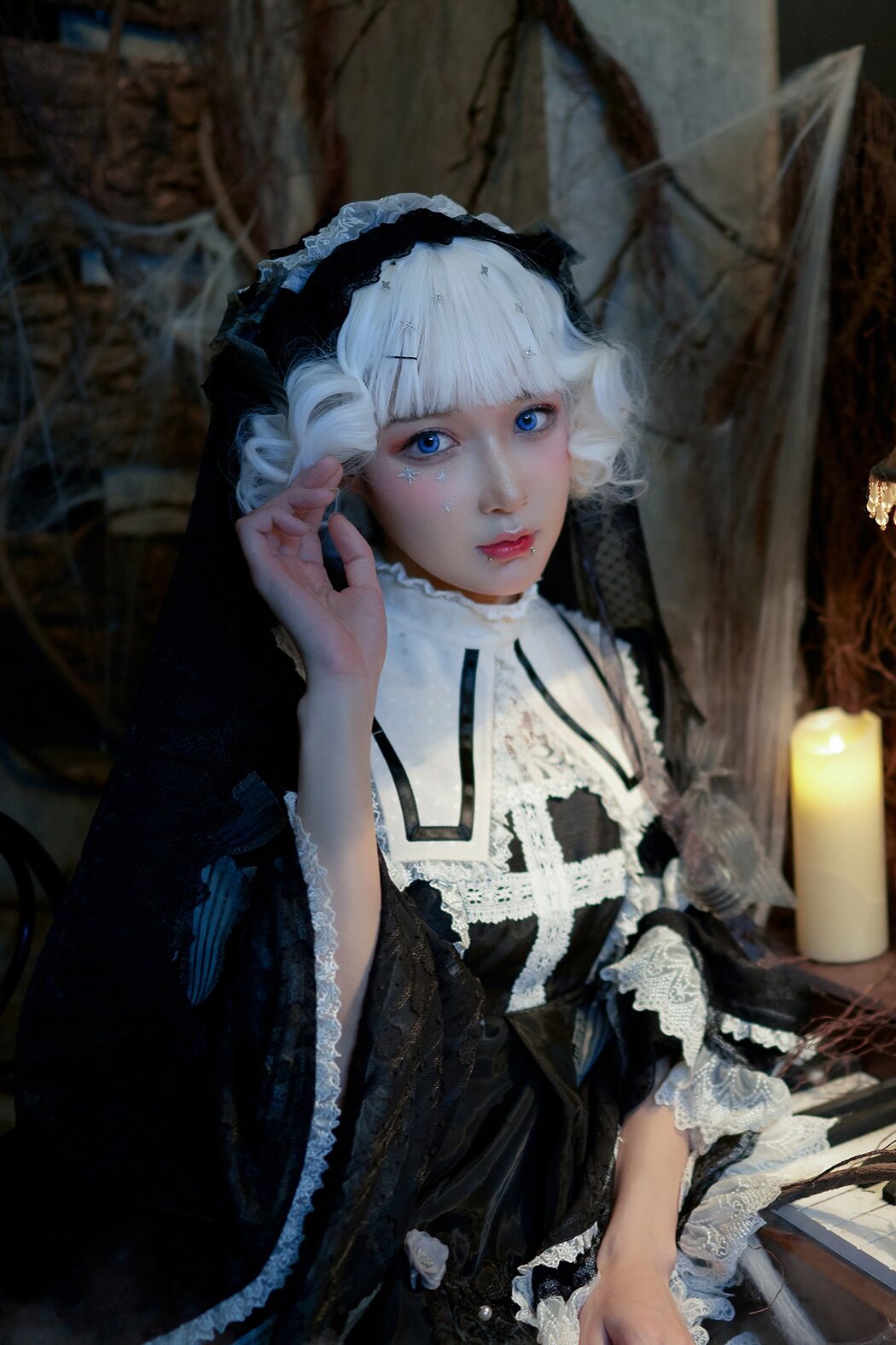 Coser@阿包也是兔娘 Vol.006 小裙子 夜之钢琴曲 Cover Photo