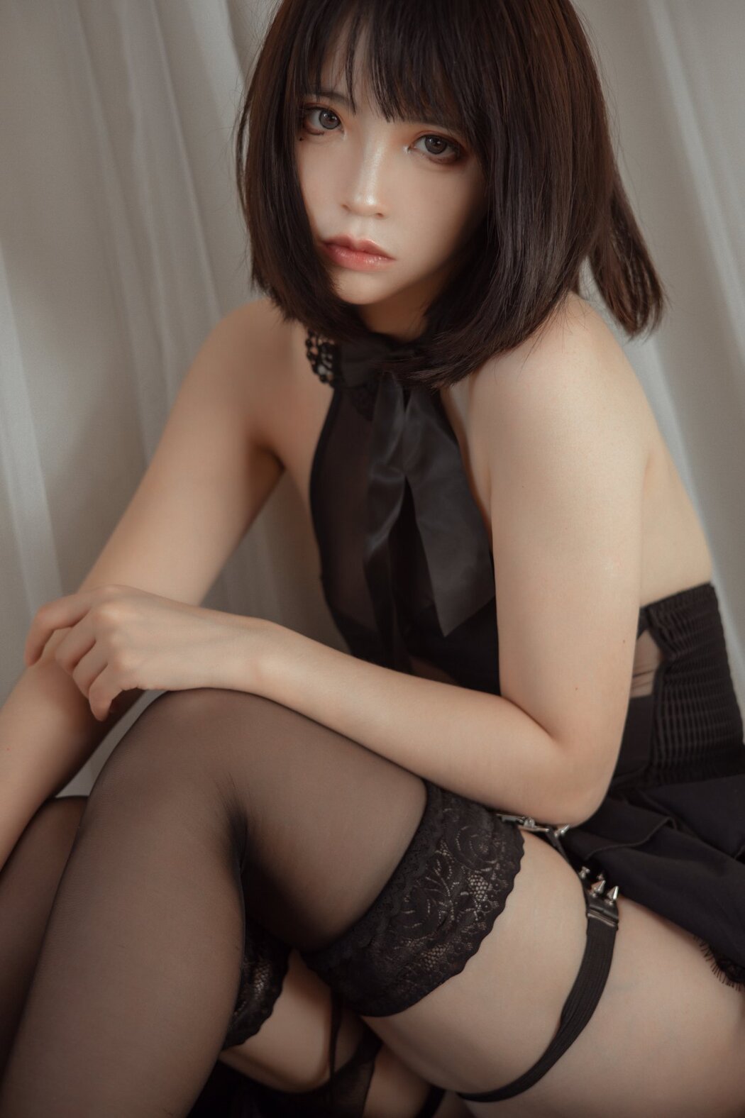 Coser@疯猫ss Vol.066 民宿黑裙
