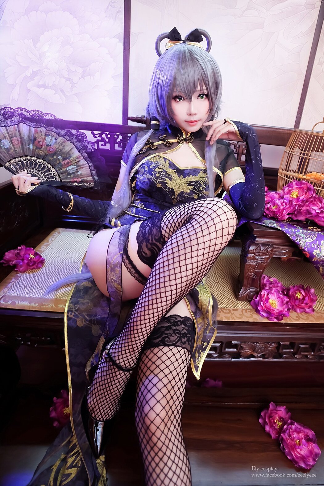 Coser@Ely Vol.011 天依 金丝雀旗袍 Cover Photo