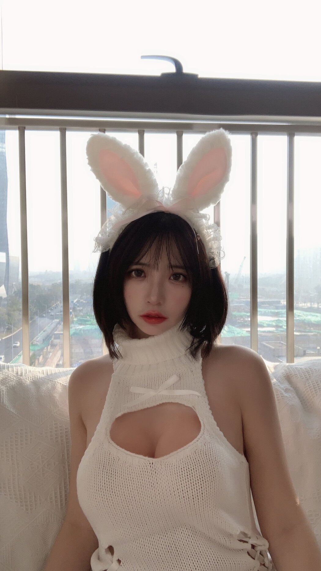 Coser@疯猫ss Vol.064 白色毛衣