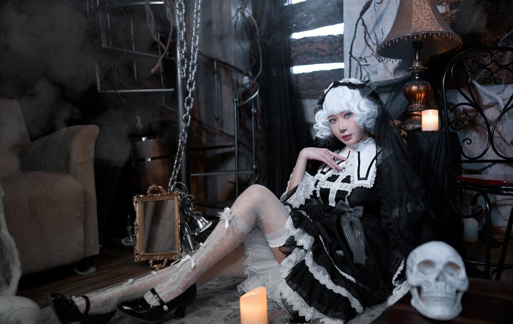 Coser@阿包也是兔娘 Vol.006 小裙子 夜之钢琴曲