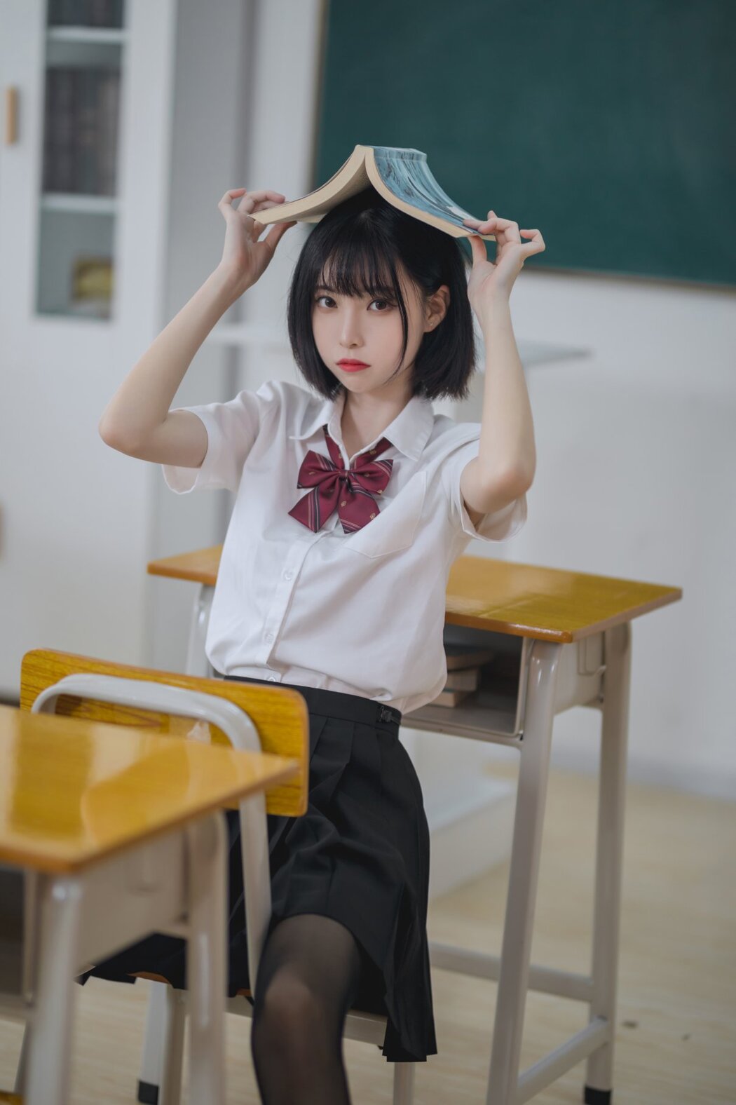 Coser@许岚LAN Vol.001 教室jk黑丝