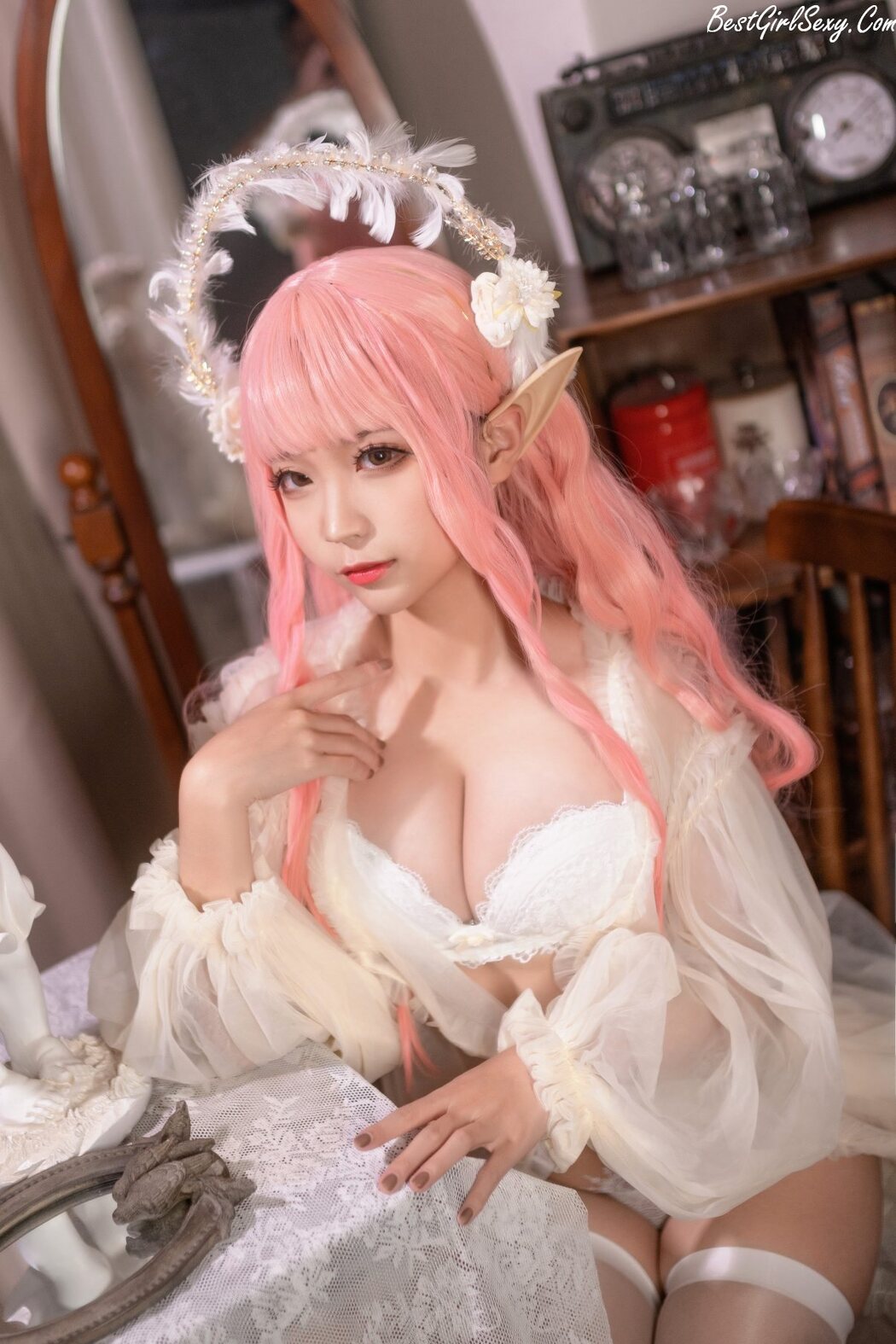 Coser@蠢沫沫 Vol.122 尖耳国度 粉精灵