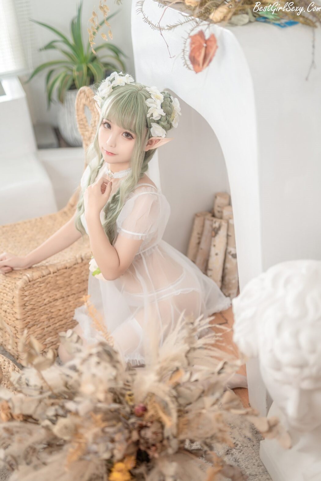 Coser@蠢沫沫 Vol.121 尖耳国度 绿精灵