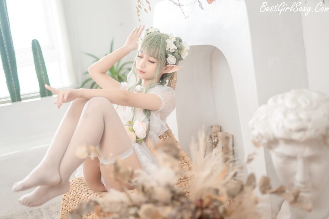 Coser@蠢沫沫 Vol.121 尖耳国度 绿精灵