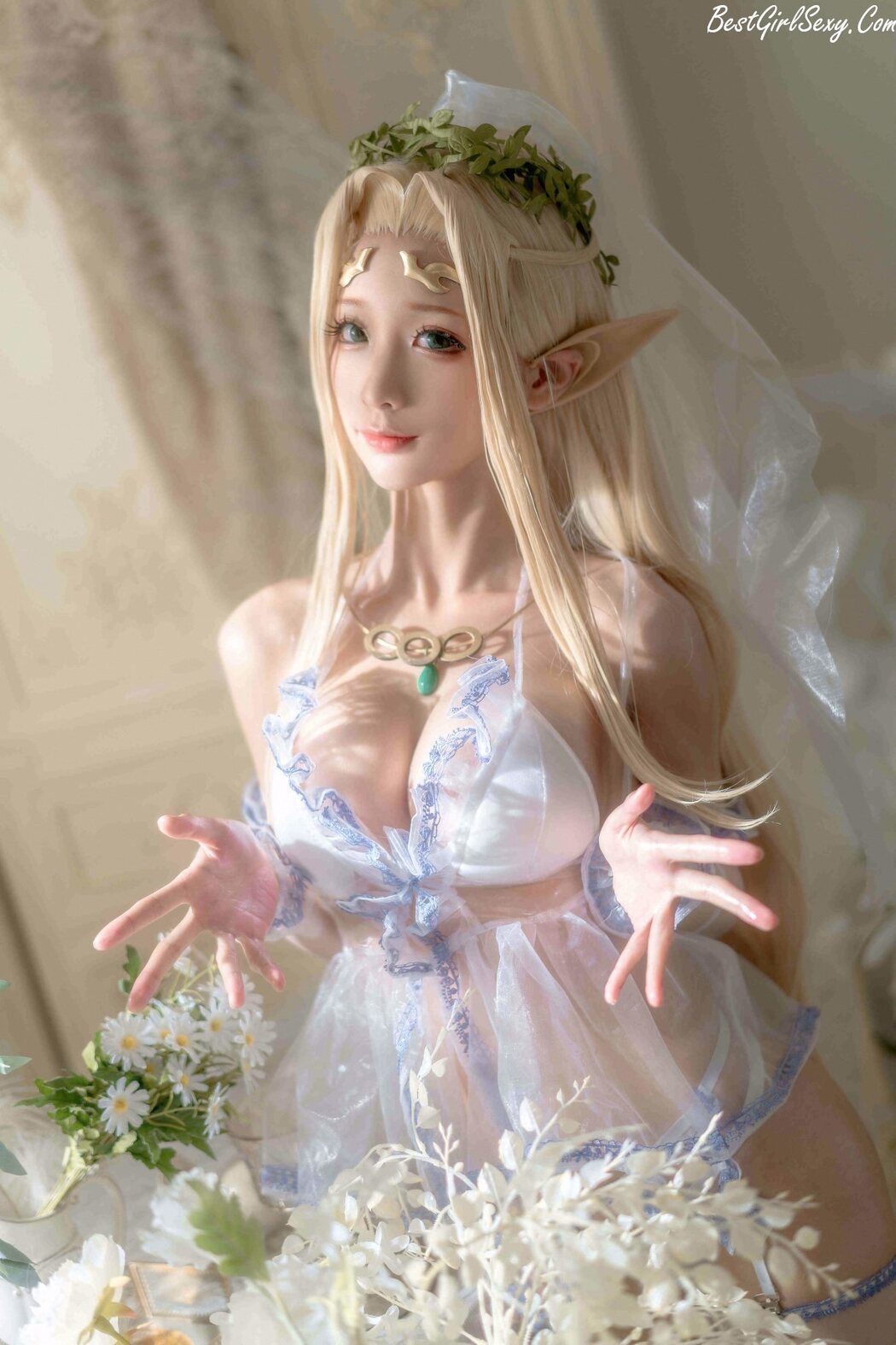 Coser@蠢沫沫 Vol.118 白精灵 A