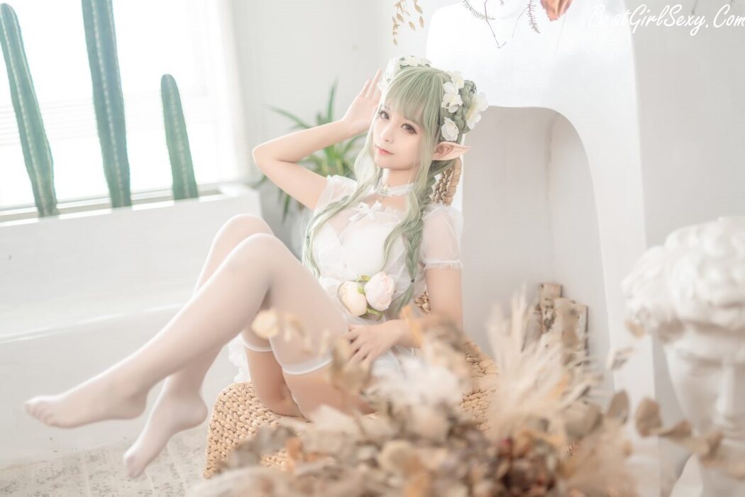 Coser@蠢沫沫 Vol.121 尖耳国度 绿精灵